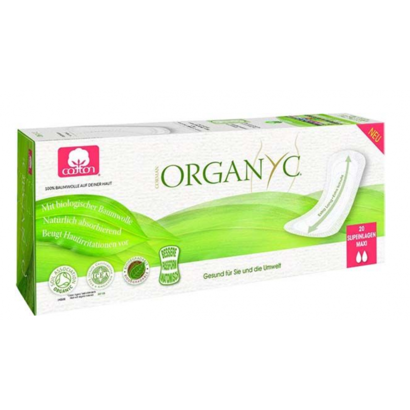 Organyc - Panty Liners Maxi Extra Long (20 pieces)