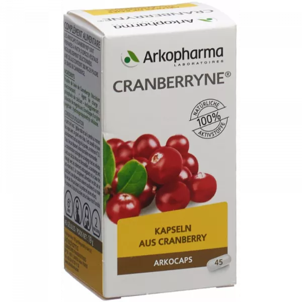 Arkocaps Cranberryne BIO - soutien urinaire naturel disponible en Suisse chez Vitamister