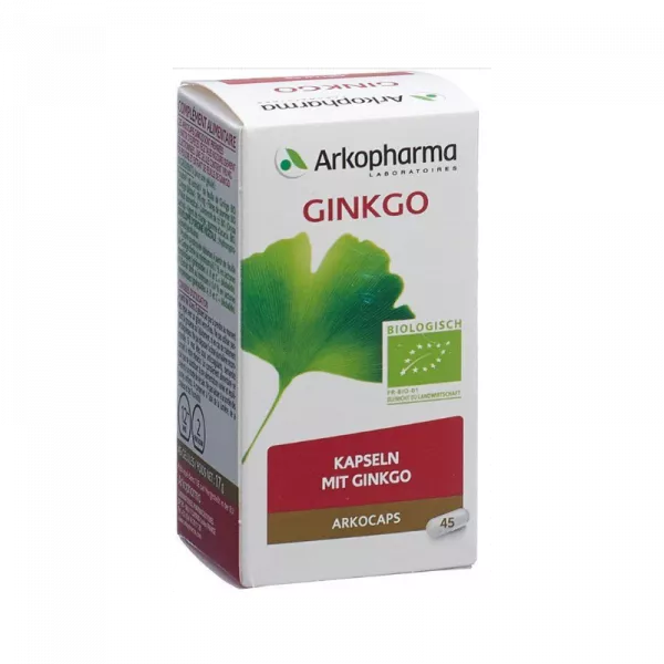 Arkopharma Ginkgo Biloba Organic Capsules (45 pieces)