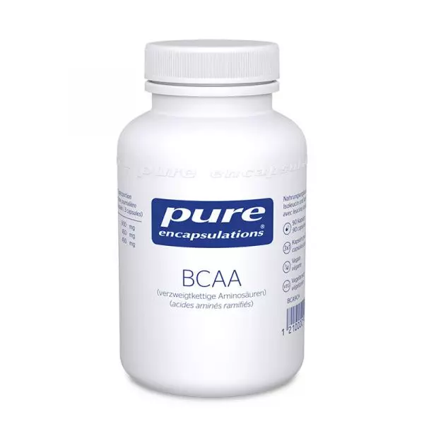 Gélules Pure Encapsulations BCAA - Fabriqué aux États-Unis - Disponible chez Vitamister