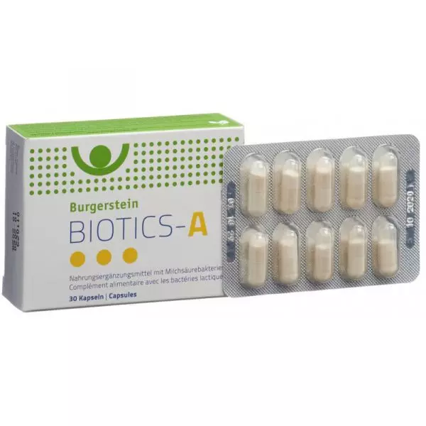 Burgerstein Biotics-A Capsules (30 Count)