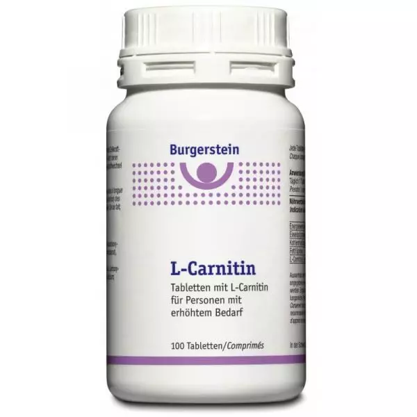 Comprimés L-Carnitine Burgerstein - Supplément Végétalien | vitamister en Suisse