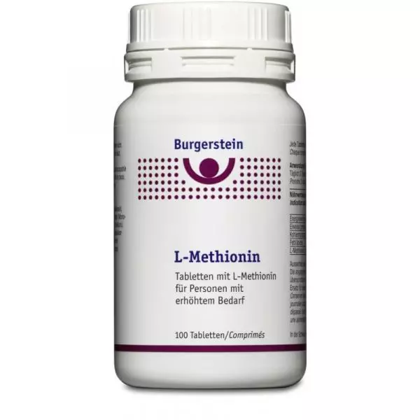 Burgerstein L-Methionin Tabletten - Veganes Ergänzungsmittel | vitamister in der Schweiz
