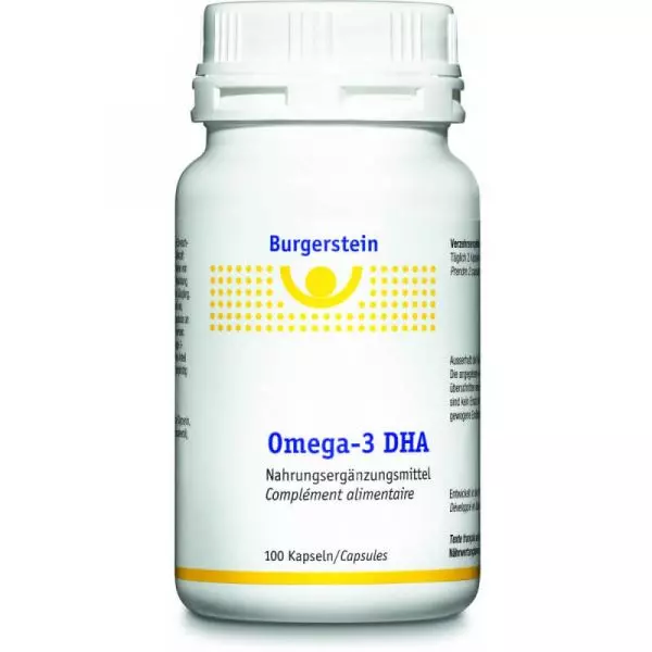 Unterstützt Gehirnfunktion und Augengesundheit mit konzentriertem Omega-3 DHA