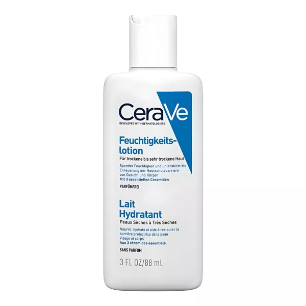 CeraVe Moisturizing Lotion 88ml bottle for dry to very dry skin