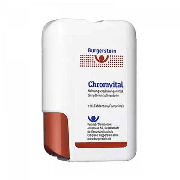 Burgerstein Chromvital Tabletten Dosierdispenser (150 Stück)