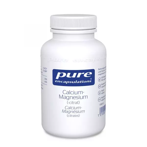 Pure Encapsulations Calcium-Magnésium (citrate) Capsules (90 Pièces)