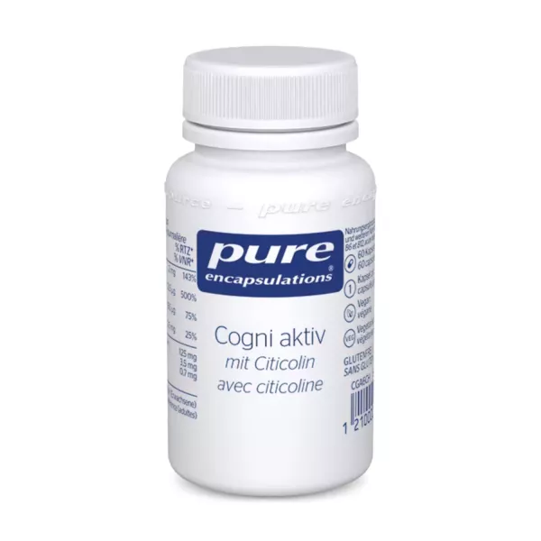 Pure Encapsulations Cogni Aktiv capsules - premium quality health supplement available at vitamister in Switzerland.