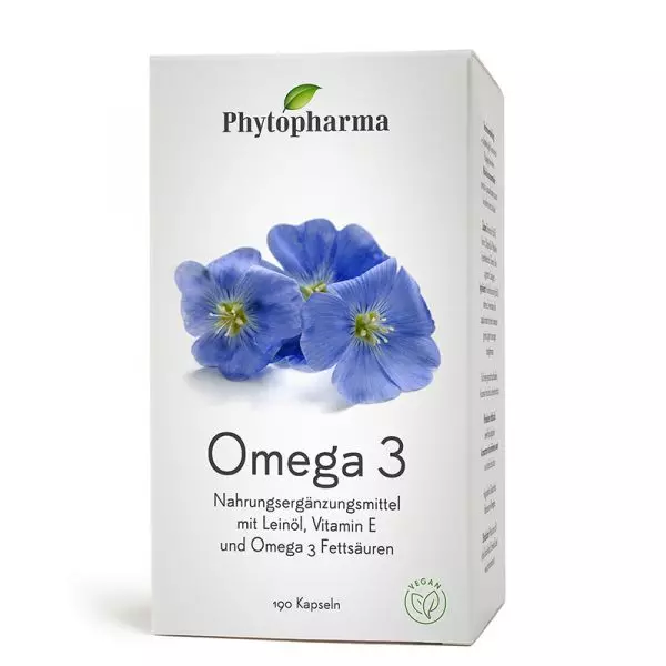 Omega-3-Leinölkapseln für Herz-Kreislauf-Gesundheit und Wohlbefinden