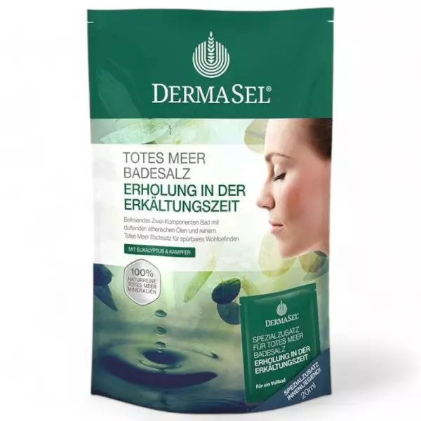 Dermasel Sels de Bain de la Mer Morte Récupération pendant la Saison des Rhumes 420ml - Soulagement apaisant, chez vitamister Suisse