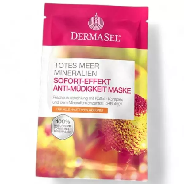 Dermasel Sofort-Effekt Anti-Müdigkeits-Maske - Revitalisierende Gesichtsbehandlung für müde Haut. Jetzt bei vitamister in der Schweiz erhältlich.