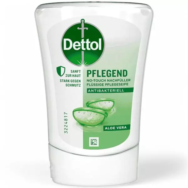 Recharge savon mains Dettol No-Touch 250ml à l'Aloe Vera, disponible sur vitamister Suisse 