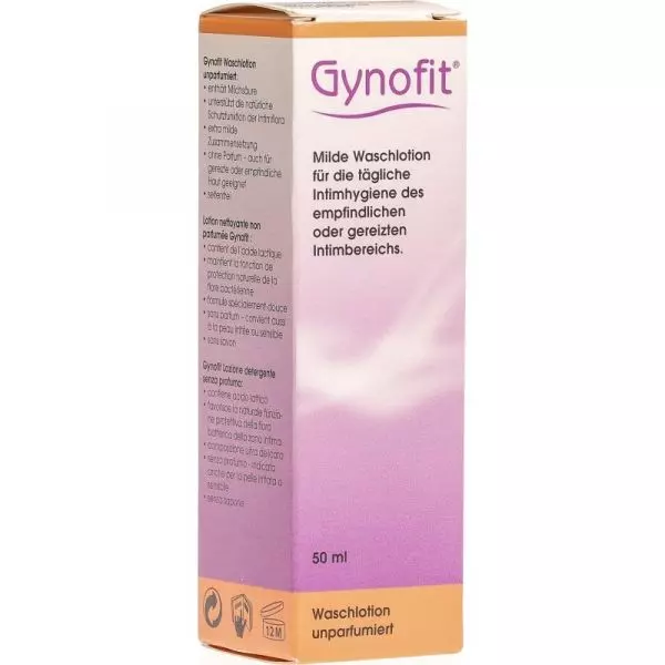 Gynofit Cleansing Lotion Unperfumed Travel Pack (50ml)