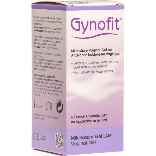 Gynofit Milchsäure Vaginal Gel 6x5ml 