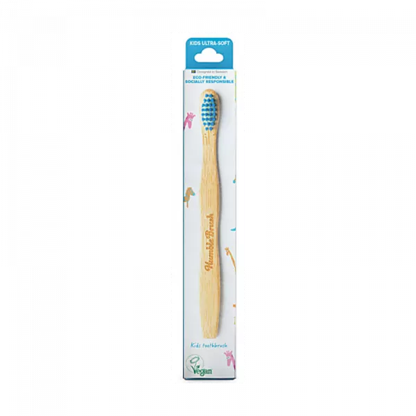The Humble Co. Bamboo Toothbrush for Children Blue (1 pc)