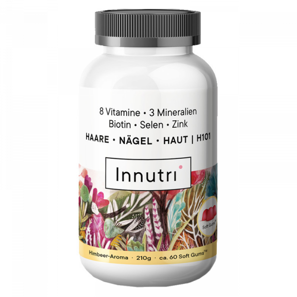 Innutri Hair Skin and Nails Vitamins Gummies | Soft Gums 60x