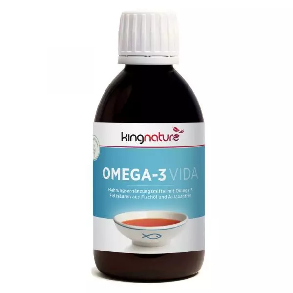 Kingnature Omega 3 Vida liquid, 250ml