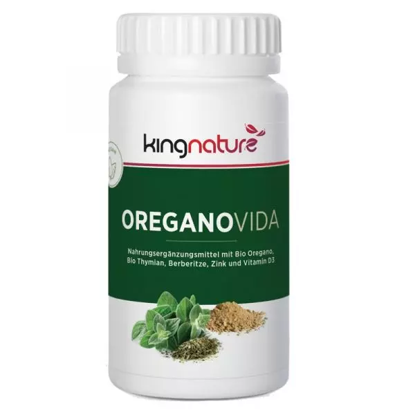 Kingnature Origan Vida Capsules 614 mg (60 Capsules)