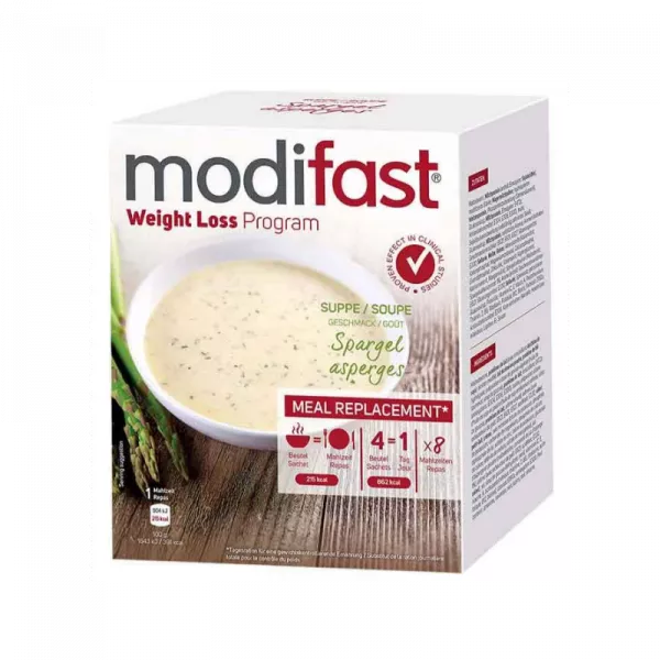 modifast Weight Loss Programm Suppe Spargel (8x55g)