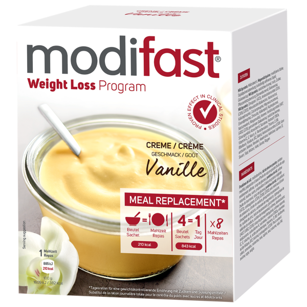 Modifast Crème Vanille 8 x 55 g Modifast Protein Crème