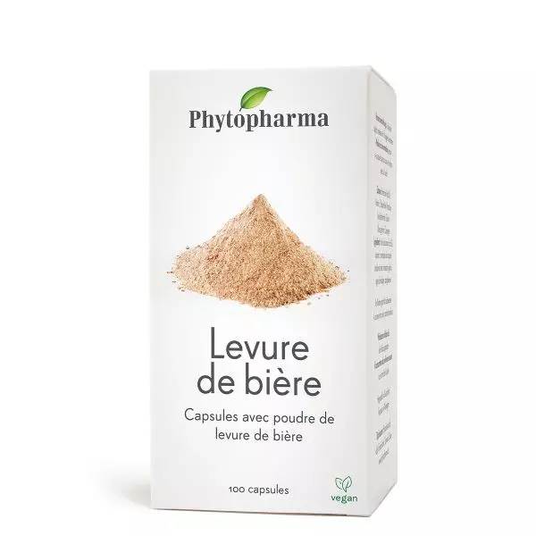 Phytopharma Levure de bière capsules : complément énergétique naturel riche en vitamines B et minéraux. Végan et sans lactose. Achetez maintenant sur vitamister pour des compléments suisses de qualité supérieure livrés dans toute la Suisse.