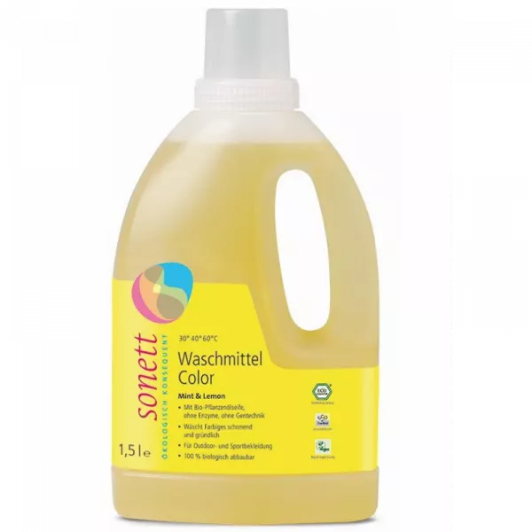 Sonett Detergent Color Mint & Lemon (1.5l)