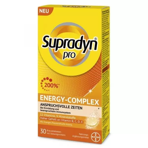 Supradyn Pro Energy-Complex comprimés effervescents (30 pièces)