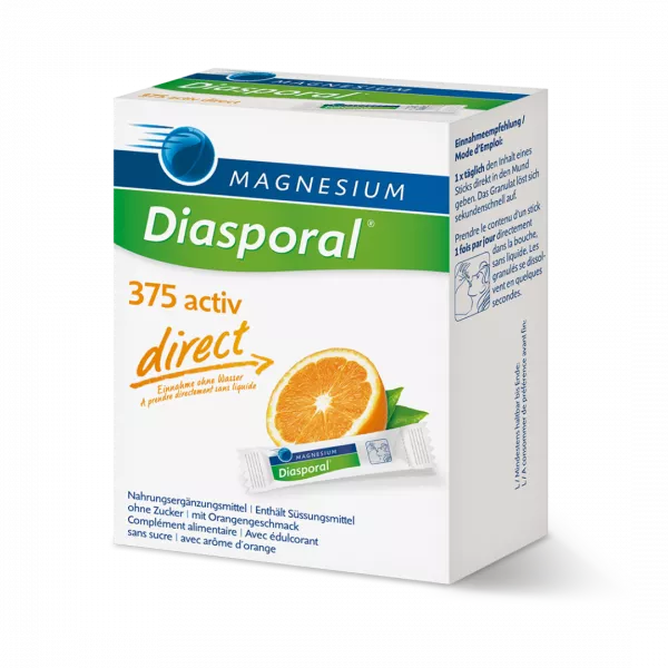 Magnesium Diasporal Magnesium 375 Activ Direct Orange Sticks (20 Count)