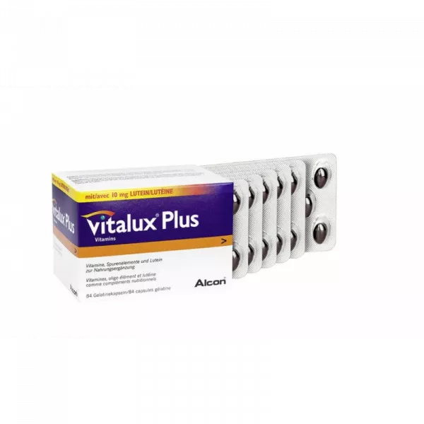 Vitalux Plus Kapseln Omega + Lutein (84 Stk)