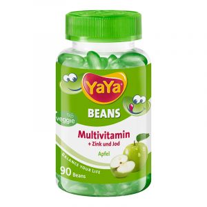 YaYa Beans Multivitamin Apple Beans (90 Count)