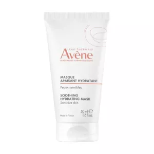 Avène's soothing and hydrating mask provides intense moisture and calming benefits to sensitive skin.