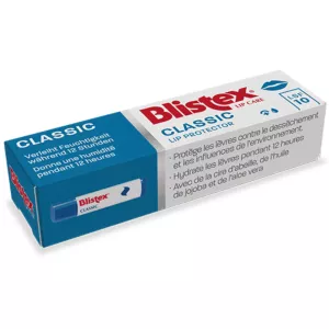 Blistex Soin Classique pour les Lèvres 4.25g pour des lèvres hydratées et protégées, disponible sur vitamister.