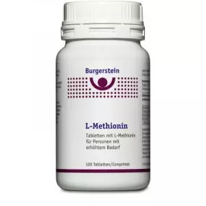 Burgerstein L-Methionine Tablets - Vegan Supplement | vitamister in Switzerland