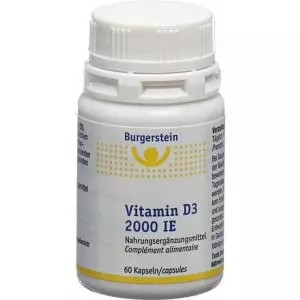 Burgerstein Vitamine D3 2000 IE Capsules (60 Pièces)