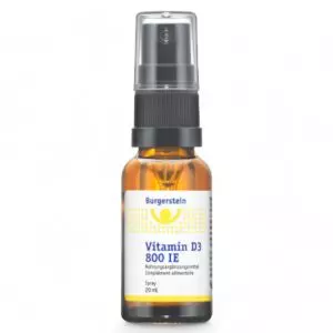 Burgerstein Vitamin D3 Spray 800IE - veganes Vitamin-D-Präparat aus Mikroalgen. Jetzt bei vitamister Schweiz bestellen für Immunsystem und Knochengesundheit.