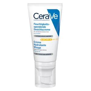 Pflegen und schützen Sie Ihren Teint mit CeraVes SPF 30 Feuchtigkeitscreme. Entdecken Sie ihre hautfreundliche Formel auf vitamister.ch.