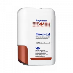 Burgerstein Chromvital Comprimés Distributeur de doses (150 Pièces)