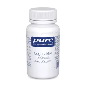 Pure Encapsulations Cogni Aktiv gélules - complément alimentaire de qualité supérieure disponible chez vitamister en Suisse.