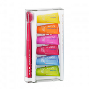 Curaprox BE YOU Toothpaste Six-taste-pack (6x10ml)