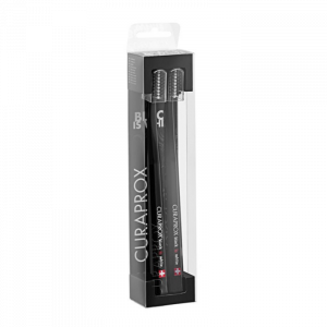 Curaprox Black is White toothbrush black (2 pieces)