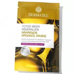 DermaSel Arganöl Maske 12ml Sachet zur Pflege trockener Haut. Jetzt bei vitamister in der Schweiz kaufen.