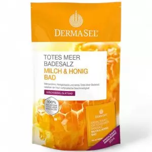 Dermasel Sels de Bain de la Mer Morte Lait & Miel, 420ml