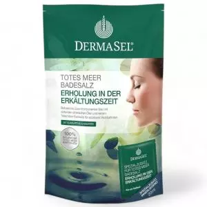 Dermasel Sels de Bain de la Mer Morte Récupération pendant la Saison des Rhumes, 420ml