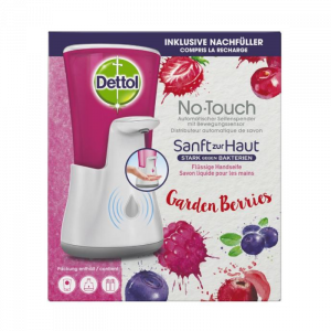 Dettol No-Touch Soap Dispenser incl. Refill Gardenberries (250ml)