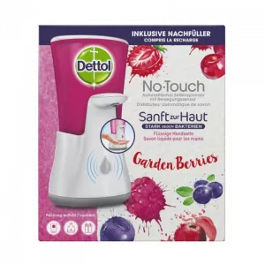 Dettol No-Touch Seifenspender inkl. Refill Gardenberries (250ml)