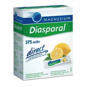 Magnesium Diasporal Magnesium 375 Activ Direct Lemon Sticks (60 Count)