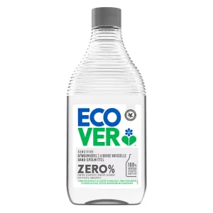 Ecover Zero Sensitive Dishwashing Liquid, a gentle and eco-friendly choice for those with sensitive skin. 