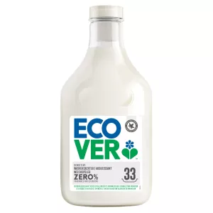 Ecover Zero Weichspüler 1L Flasche - Perfekt für empfindliche Haut, duftstofffrei und biologisch abbaubar.