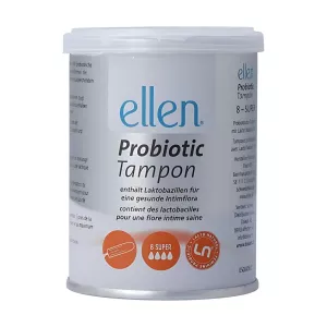 Ellen super Tampon Probiotique, 8pcs