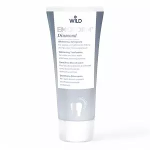 Tube de dentifrice EMOFORM Diamond Dentifrice 75ml à la formule blanchissante douce, disponible sur vitamister Suisse.